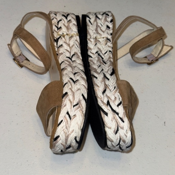 EUC Espadrilles Brand Made in Spain Platform Sandal Ankle Strap Size 38 EU - Picture 3 of 7